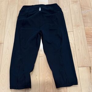 Free people movement black over the knee leggings